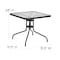 Flash Furniture 5PC Patio Set-31.5SQ Glass Table, 4 Gray Chairs TLH-073A2303C-GY-GG - alternate 8